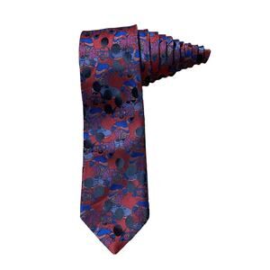 Disney Balancine Tie Works Mickey Mouse Vintage Novelty Necktie Polyester Red